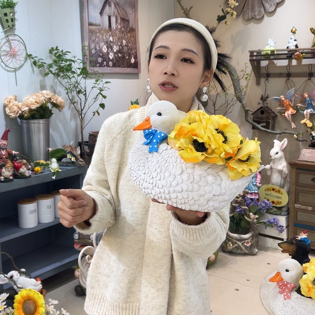 花园摆件红红火火