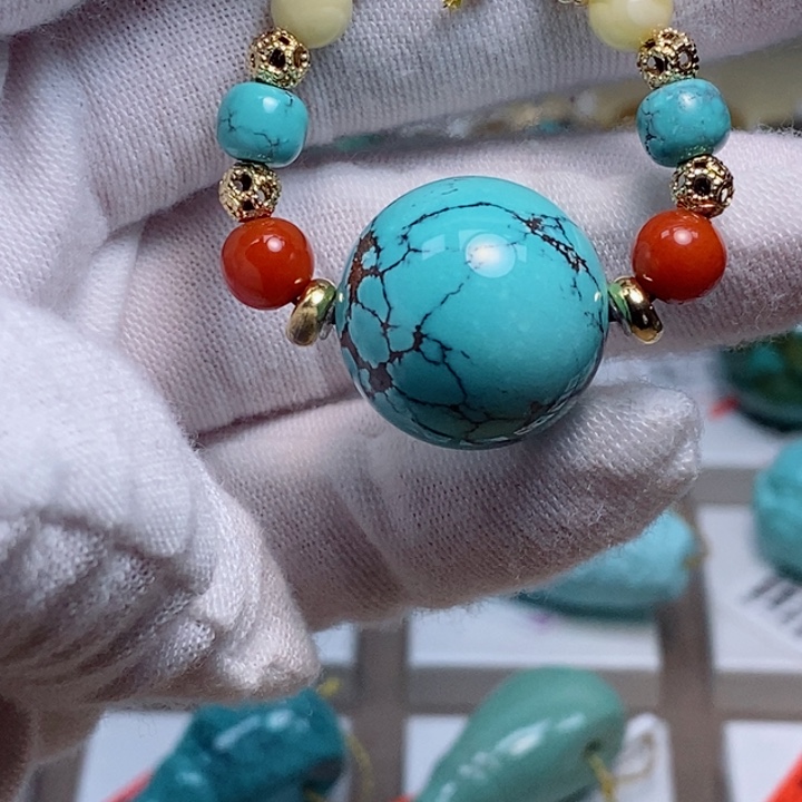 绿松石珠宝奇石未镶嵌