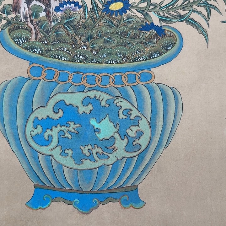 泰**韩花鸟图，花鸟图123
