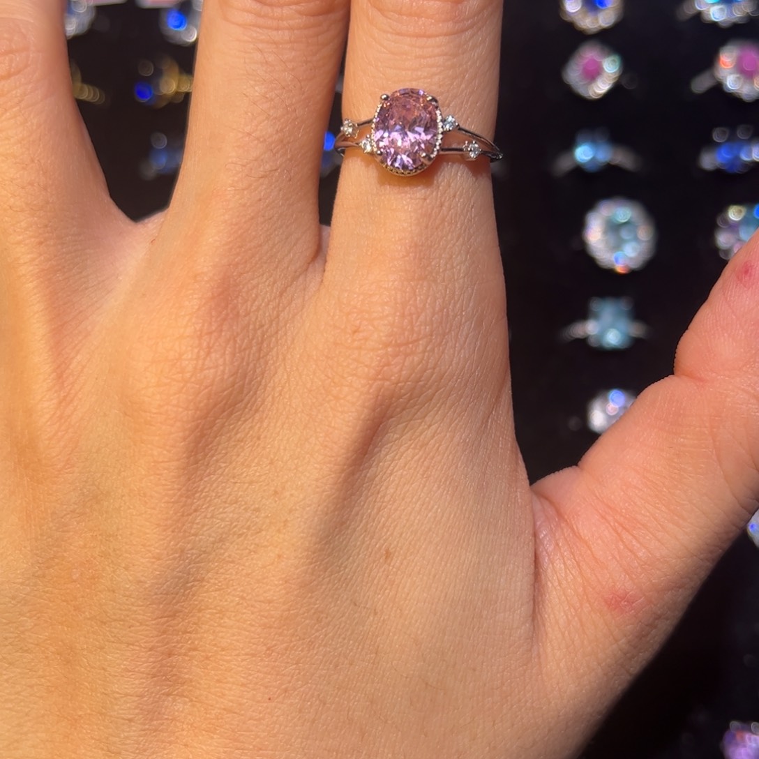 合成（培育）长石银S925镶嵌gghjklll