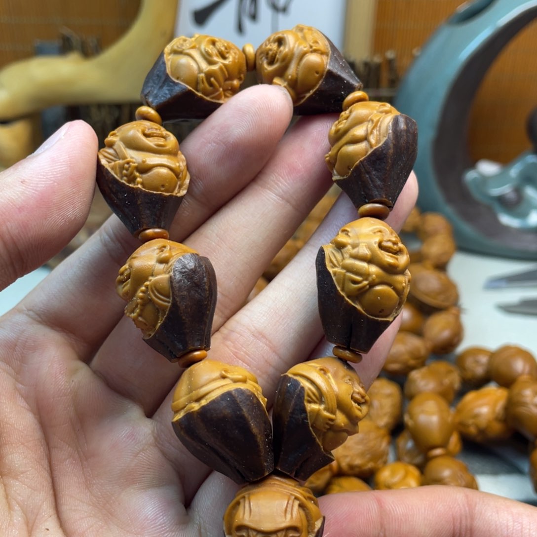 橄榄核手串/手链橄榄核雕工艺手串5119