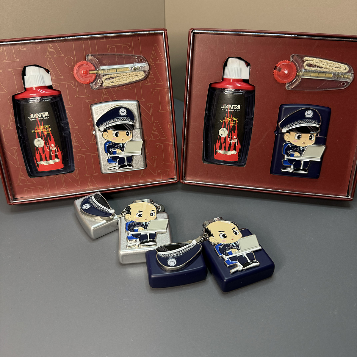 蜀黍款因公致脱煤油打火机趣味创意搞笑打火机精美礼品卡通个性