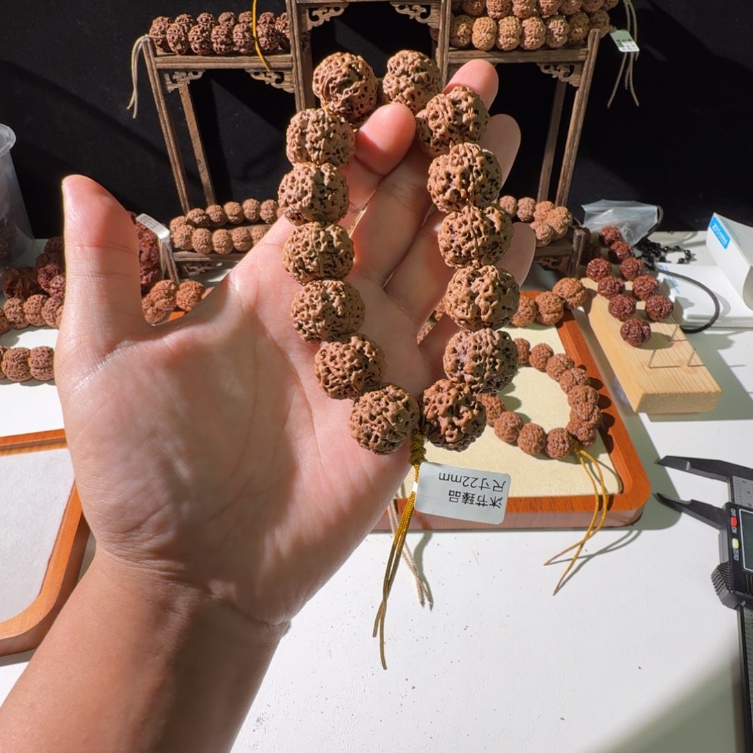 金刚菩提手串22尺寸梅花双龙