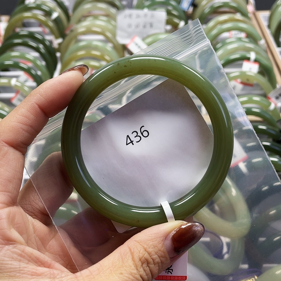 和田玉（糖玉）手镯未镶嵌436-59