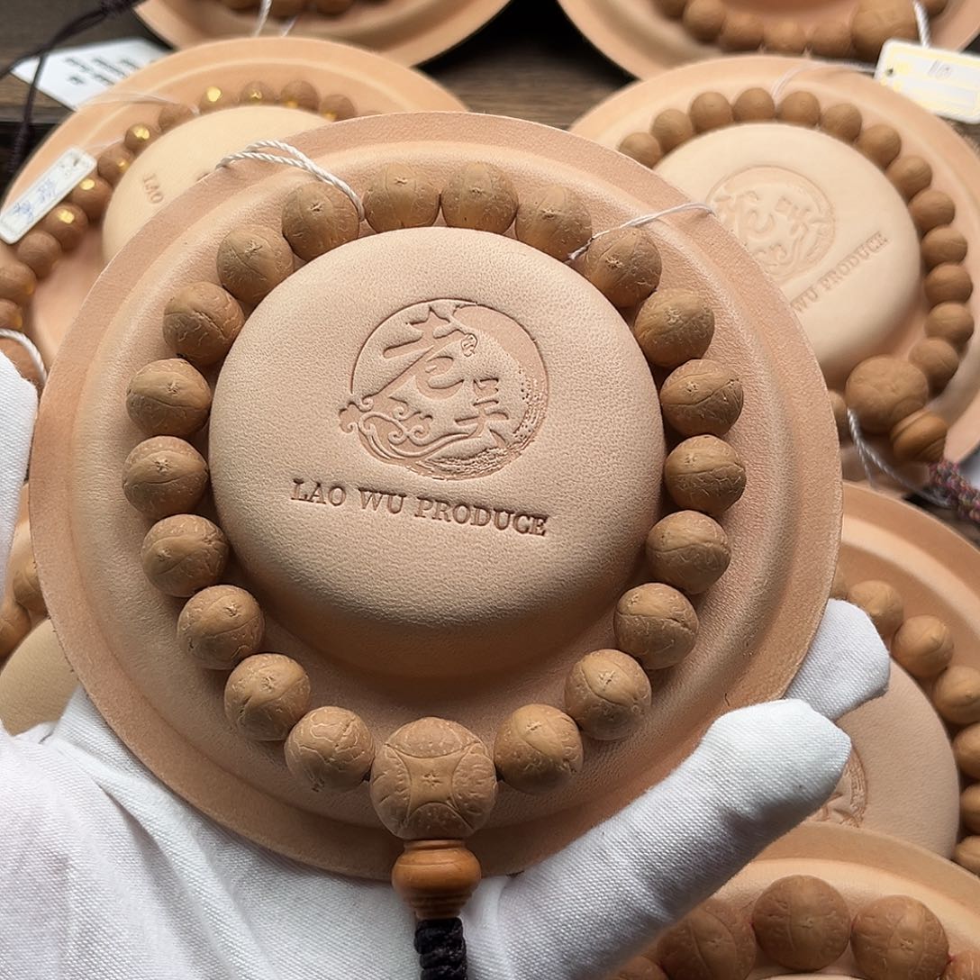 凤眼菩提手串精品12mm玉化皮质铁籽高密度