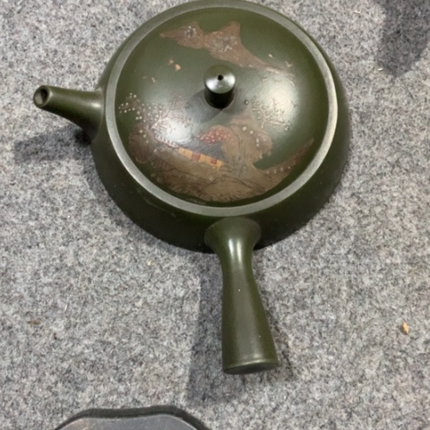 紫砂茶壶陶瓷摆件爱好者摆件