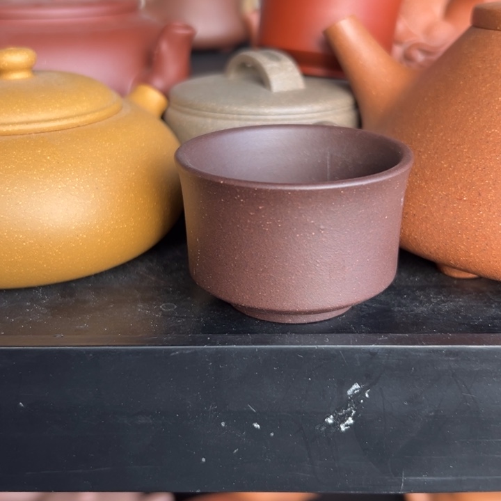 茶案紫砂紫泥杯子2个