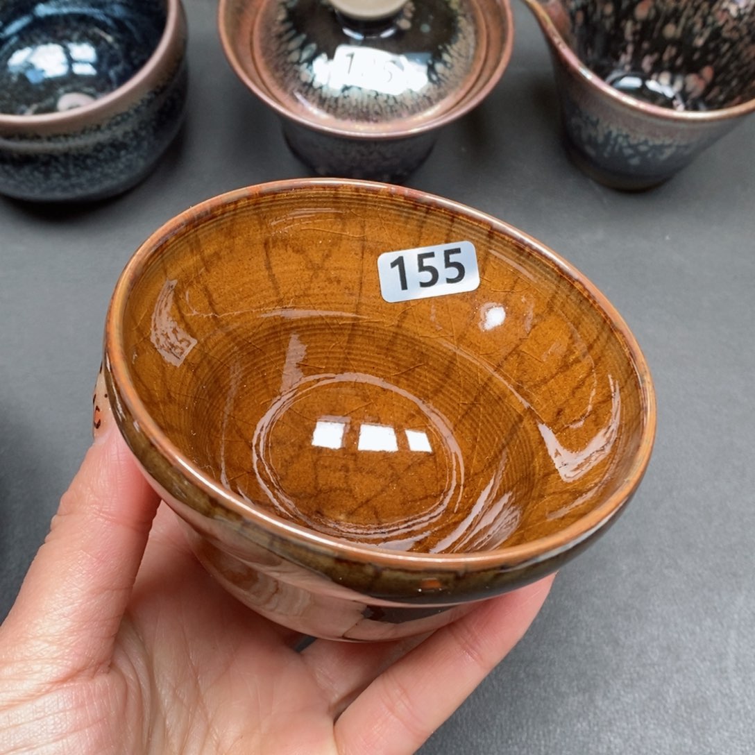 茶盏建窑建盏主人杯155