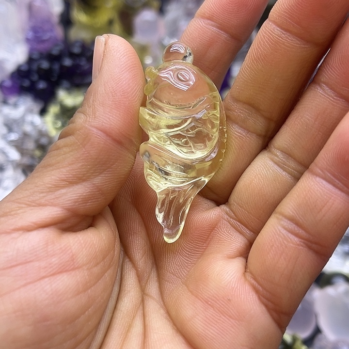 水晶摆件未镶嵌吊坠