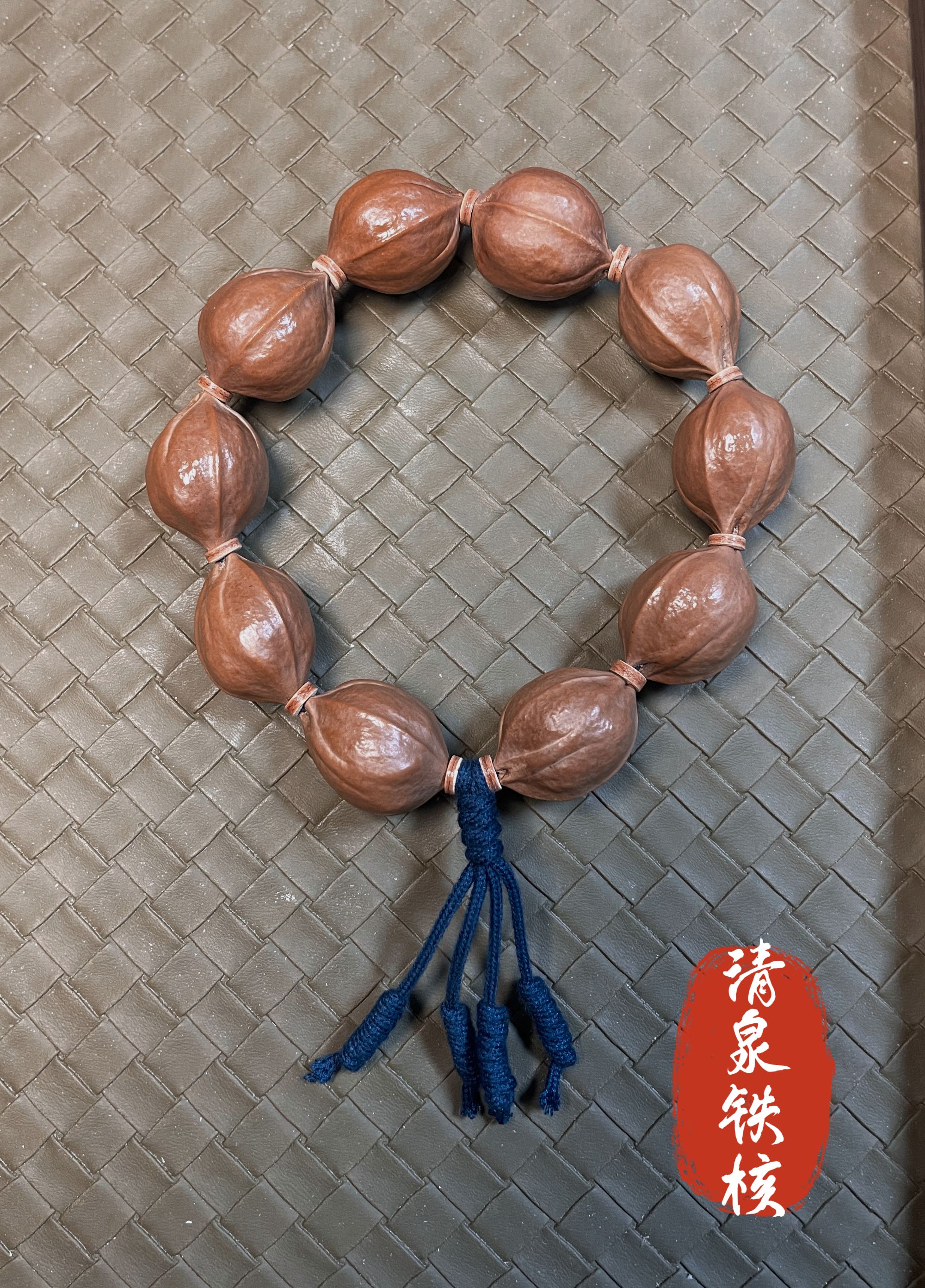 21MM集合梅林橄榄铁核 •老树铁核文玩素串 •原生态籽