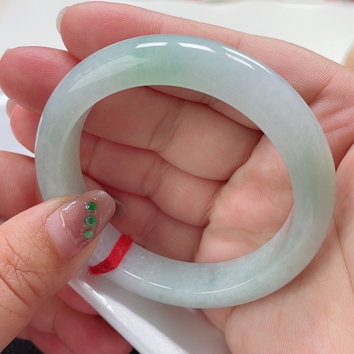 翡翠手镯未镶嵌缅甸翡翠手镯56圈