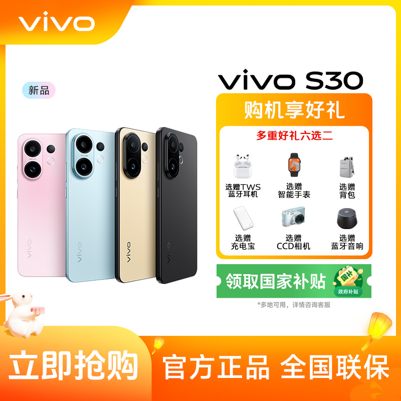 【十月特惠】vivo S30 多彩直屏智能5G手机