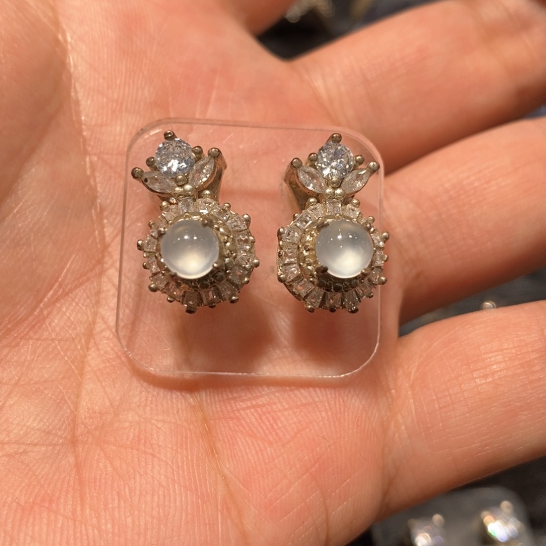 定制翡翠未镶嵌缅甸天然翡翠白冰蛋