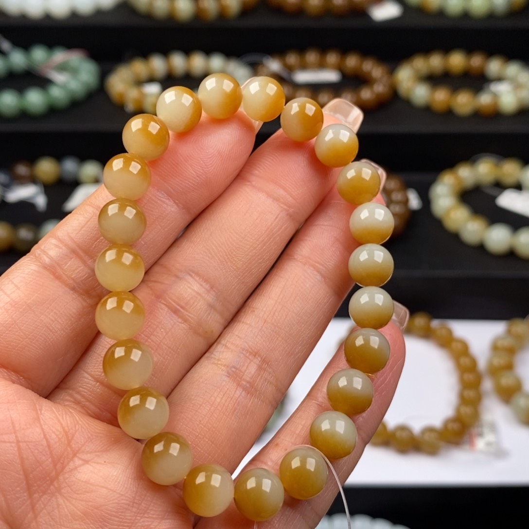 和田玉手串未镶嵌