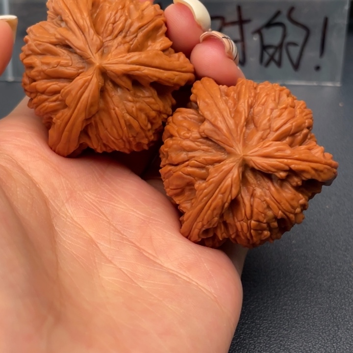 王***伟吊坠文玩核桃白狮子