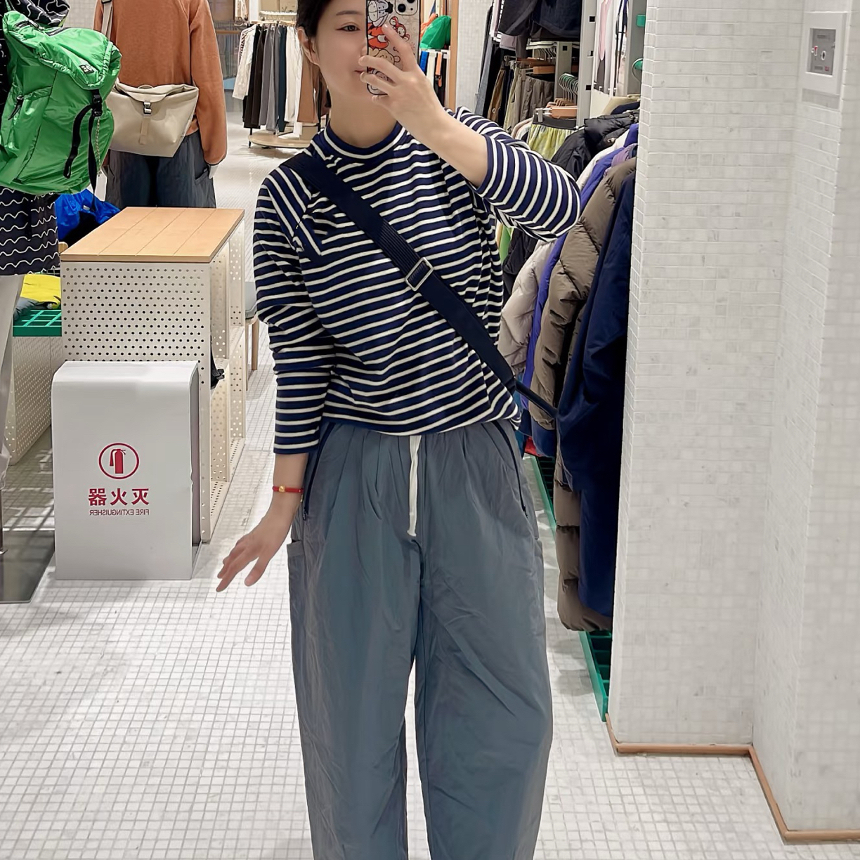 “素素条纹”条纹磨毛冬季长袖T