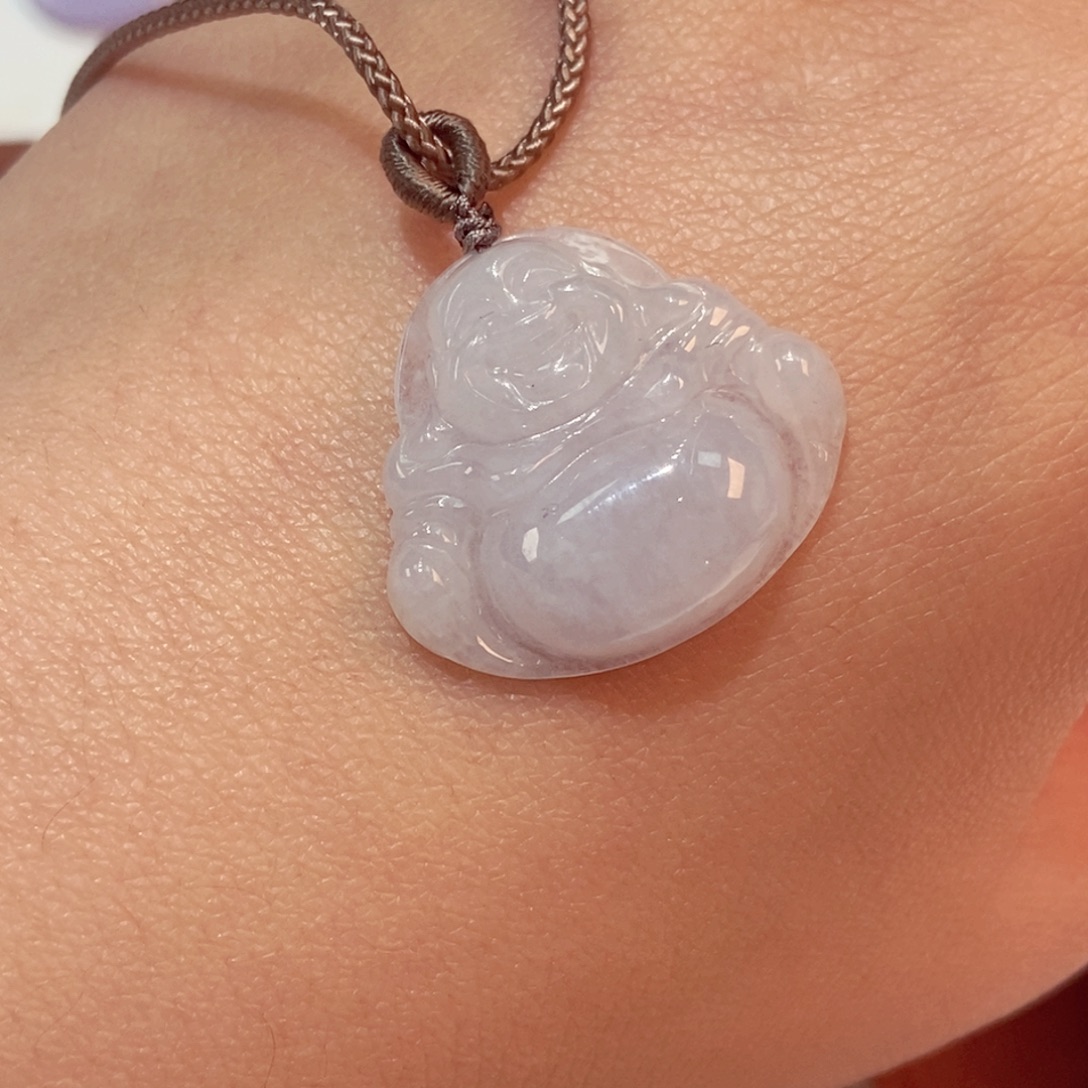 翡翠未镶嵌颈饰佛