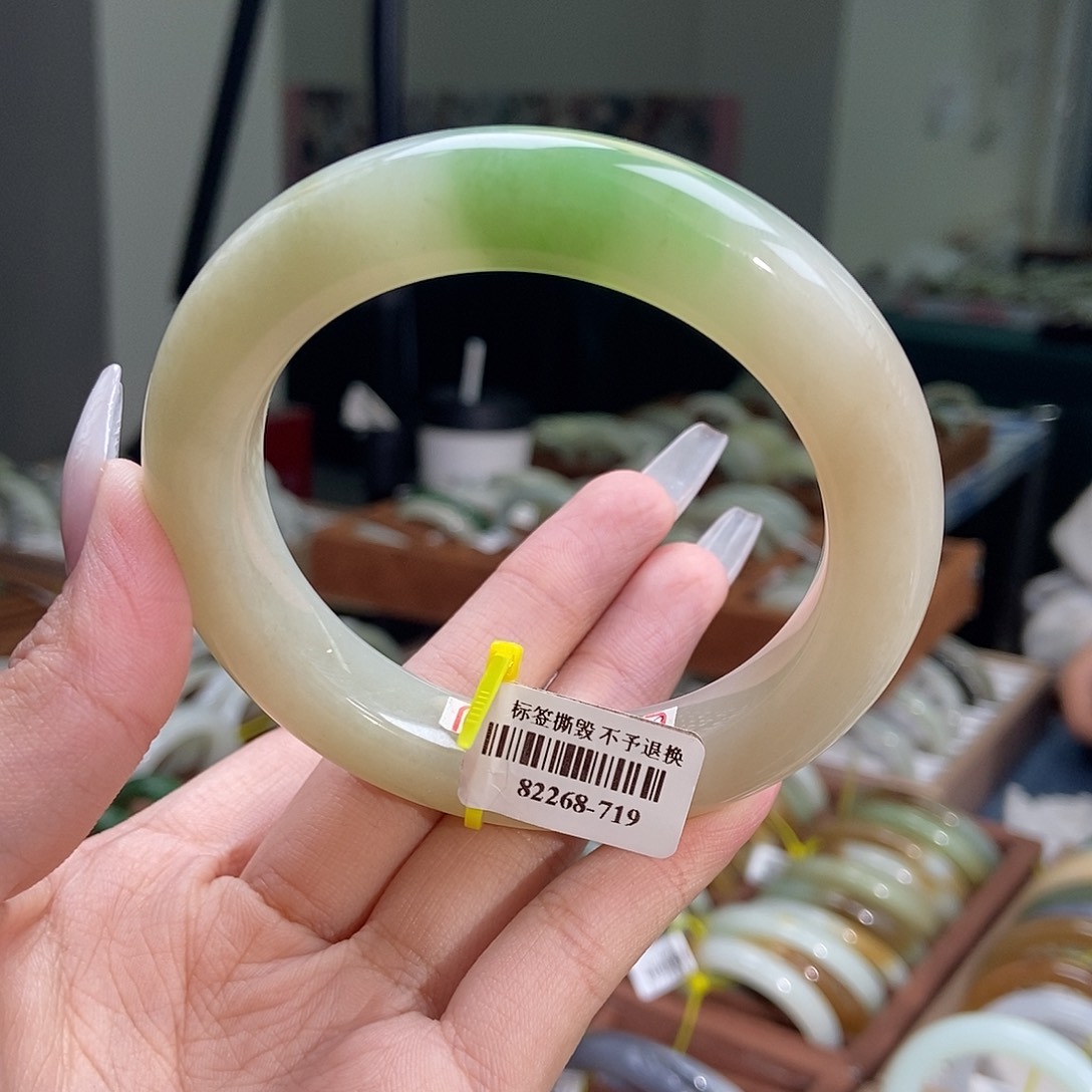 和田玉手镯未镶嵌57 58 59