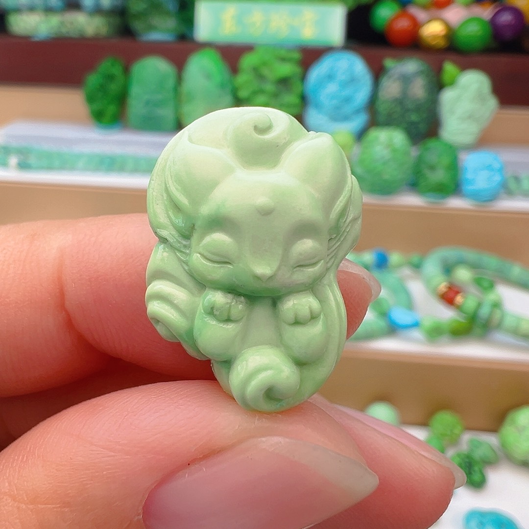 未镶嵌绿松石项链