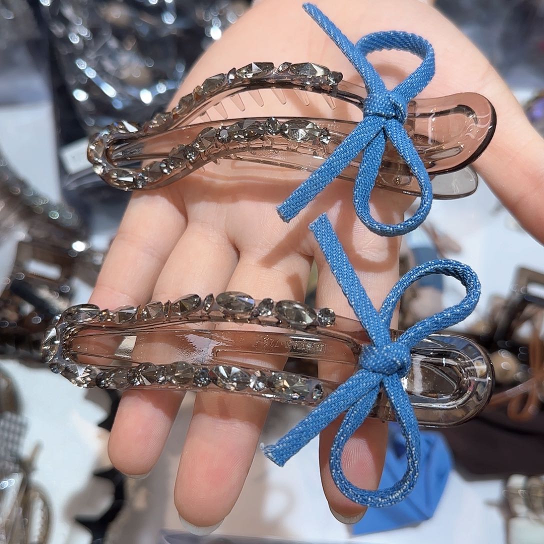 皮质非金属懒人夹2个