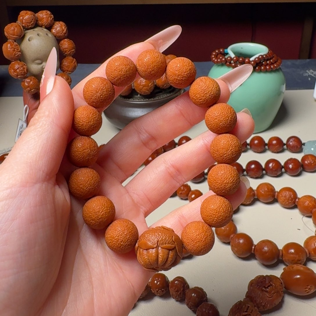 橄榄核手串/手链手工橘子