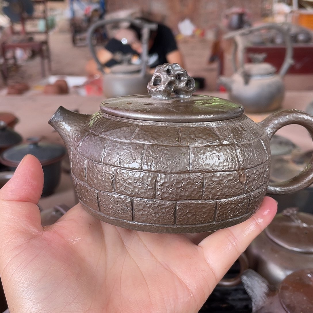 茶壶紫砂缘**生坭兴陶龙窑柴烧原矿泥料