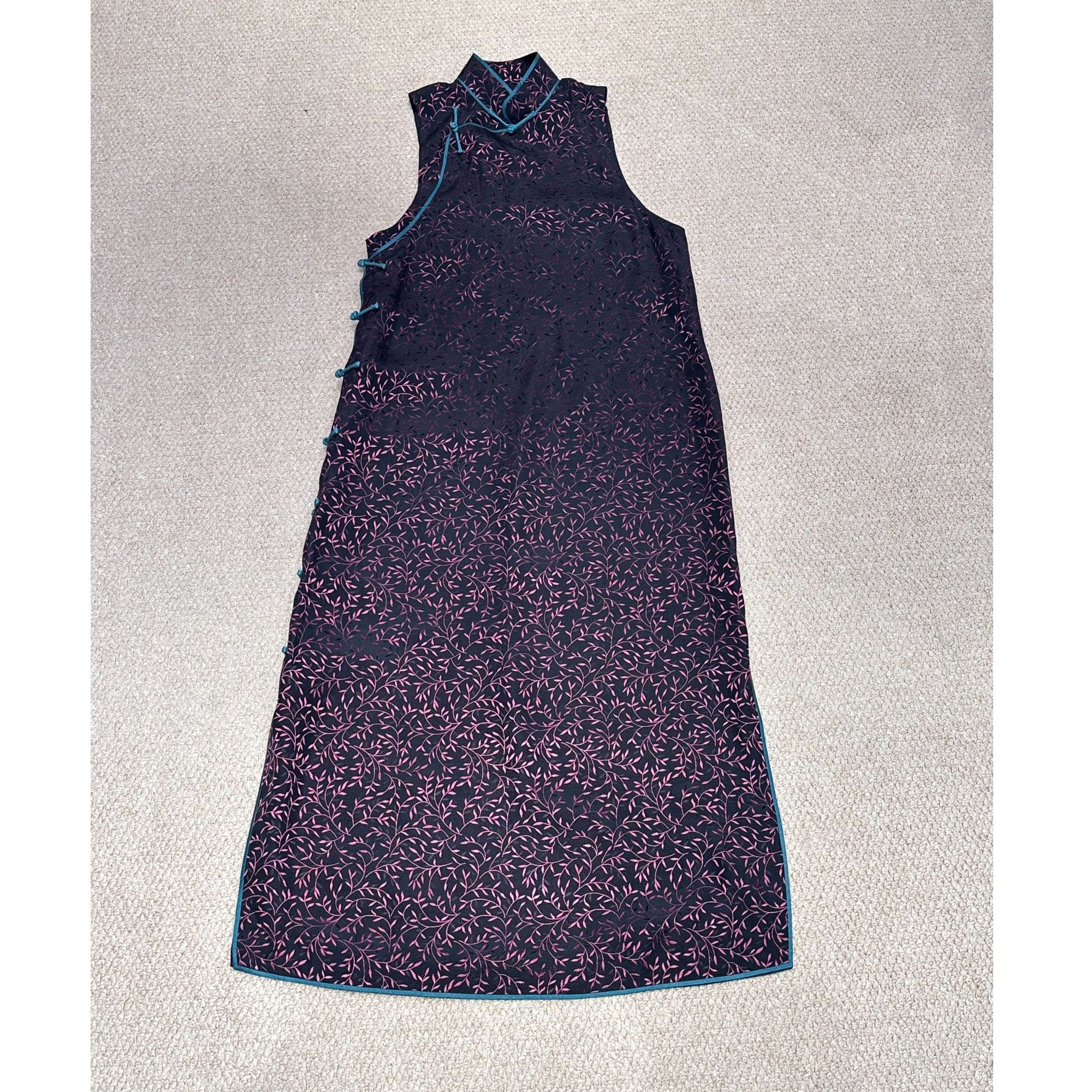 【金明春】葳蕤国风新中式立领斜襟内搭旗袍裙