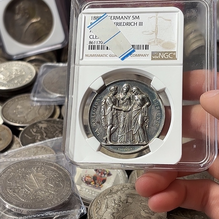 回***忆银Ag900法国结婚纪念银