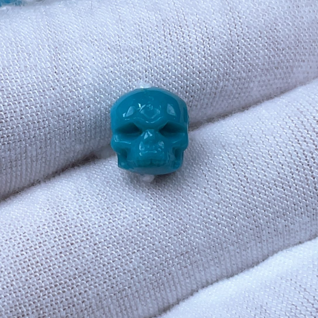 绿松石未镶嵌挂件8.5mm