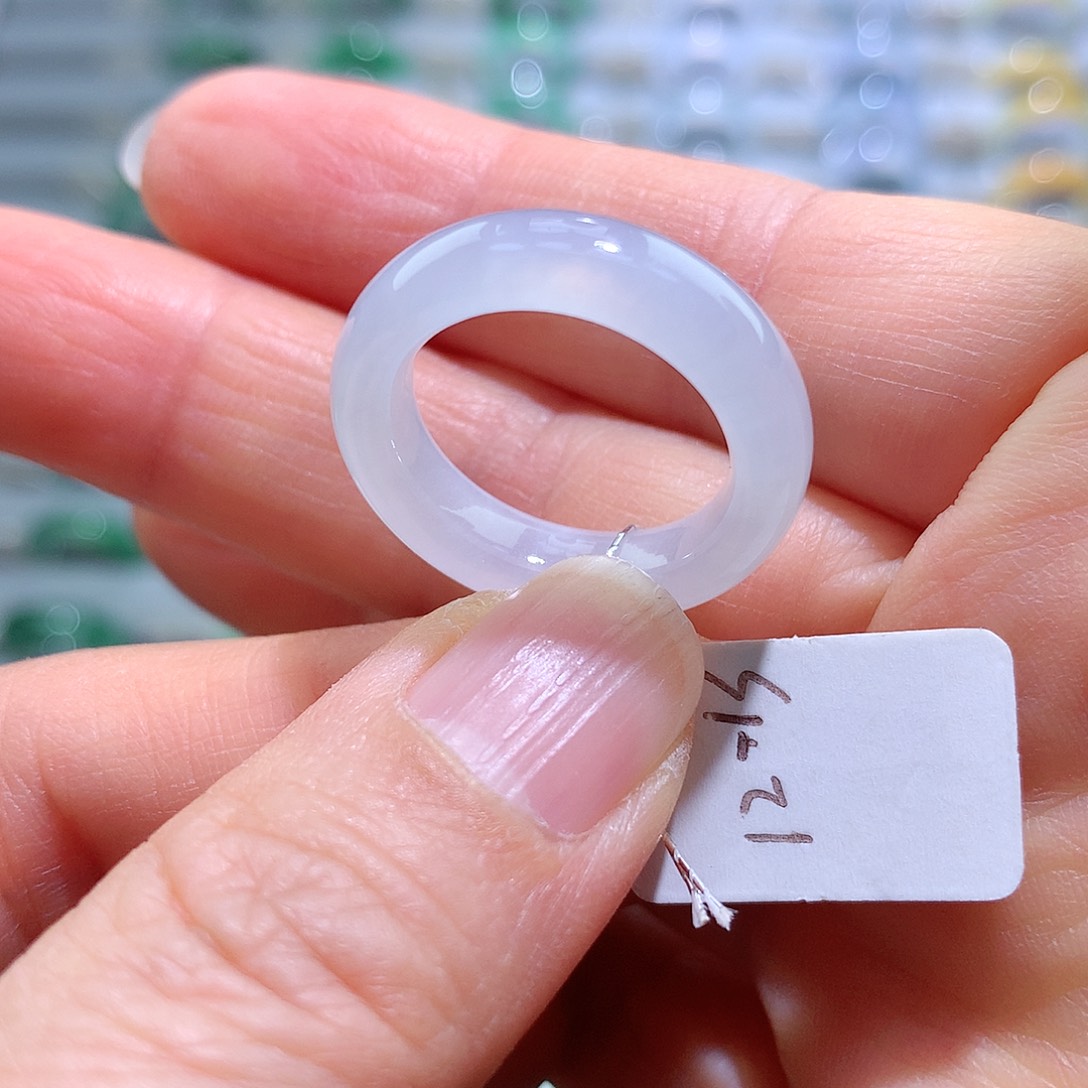 翡翠戒指未镶嵌12-13号