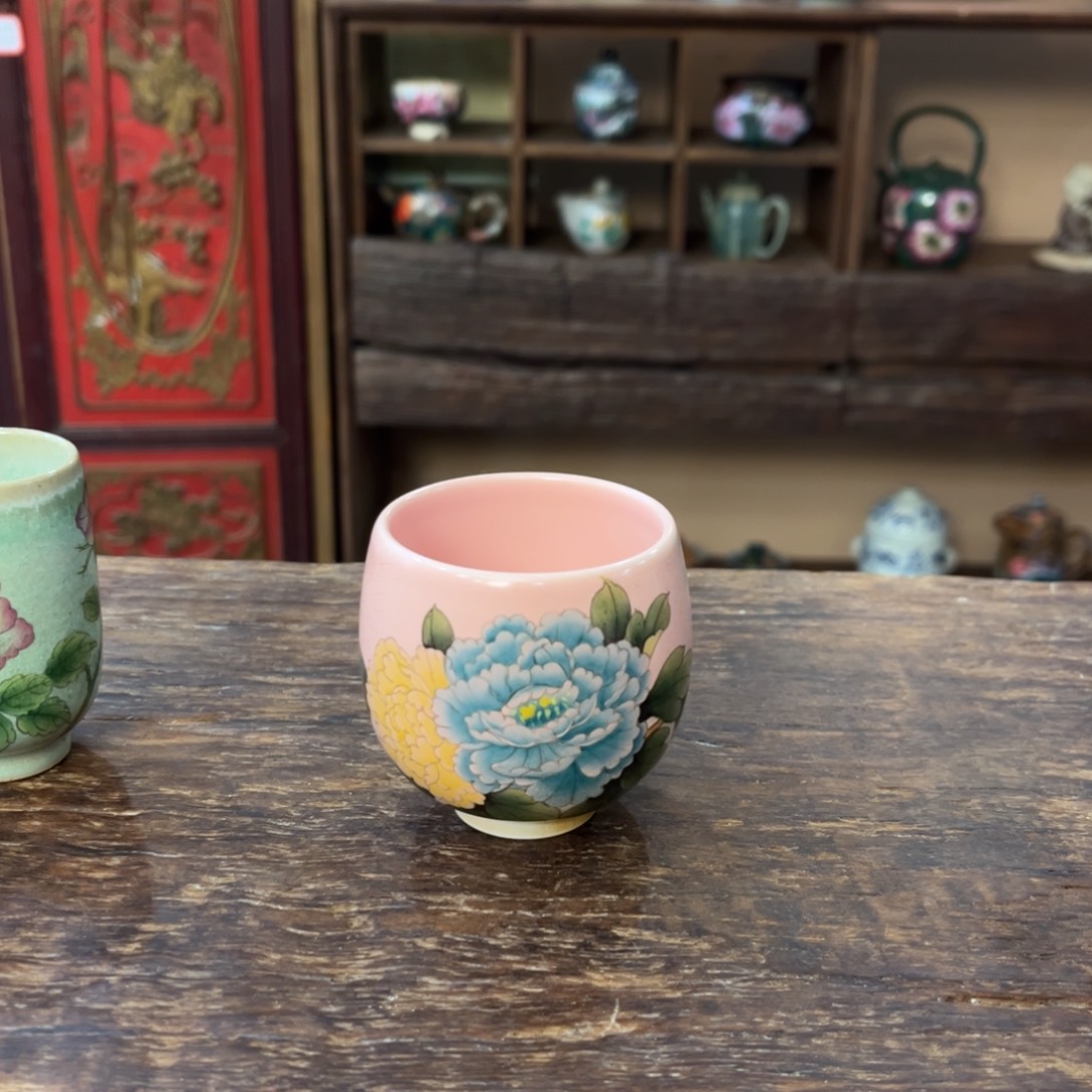 柴烧手工手绘陶瓷