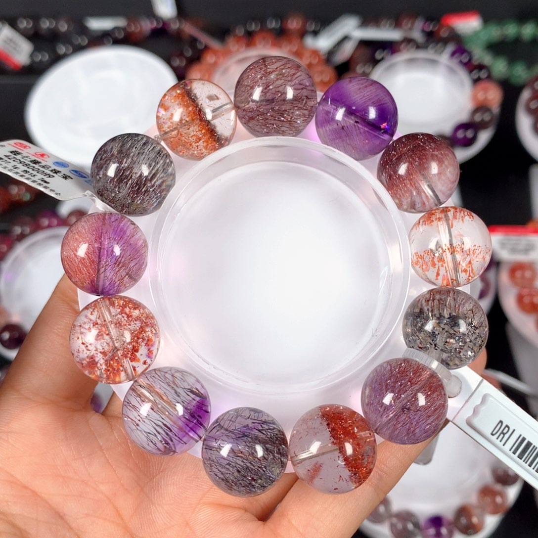 水晶手链未镶嵌极品仙女超七15.7