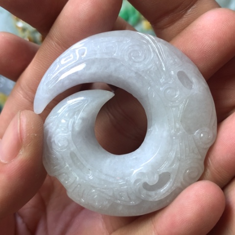 翡翠未镶嵌颈饰天然缅甸翡翠a货