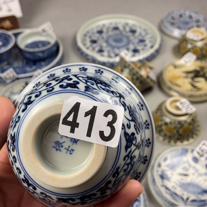 秃***秃瓷片手工手绘手工制作