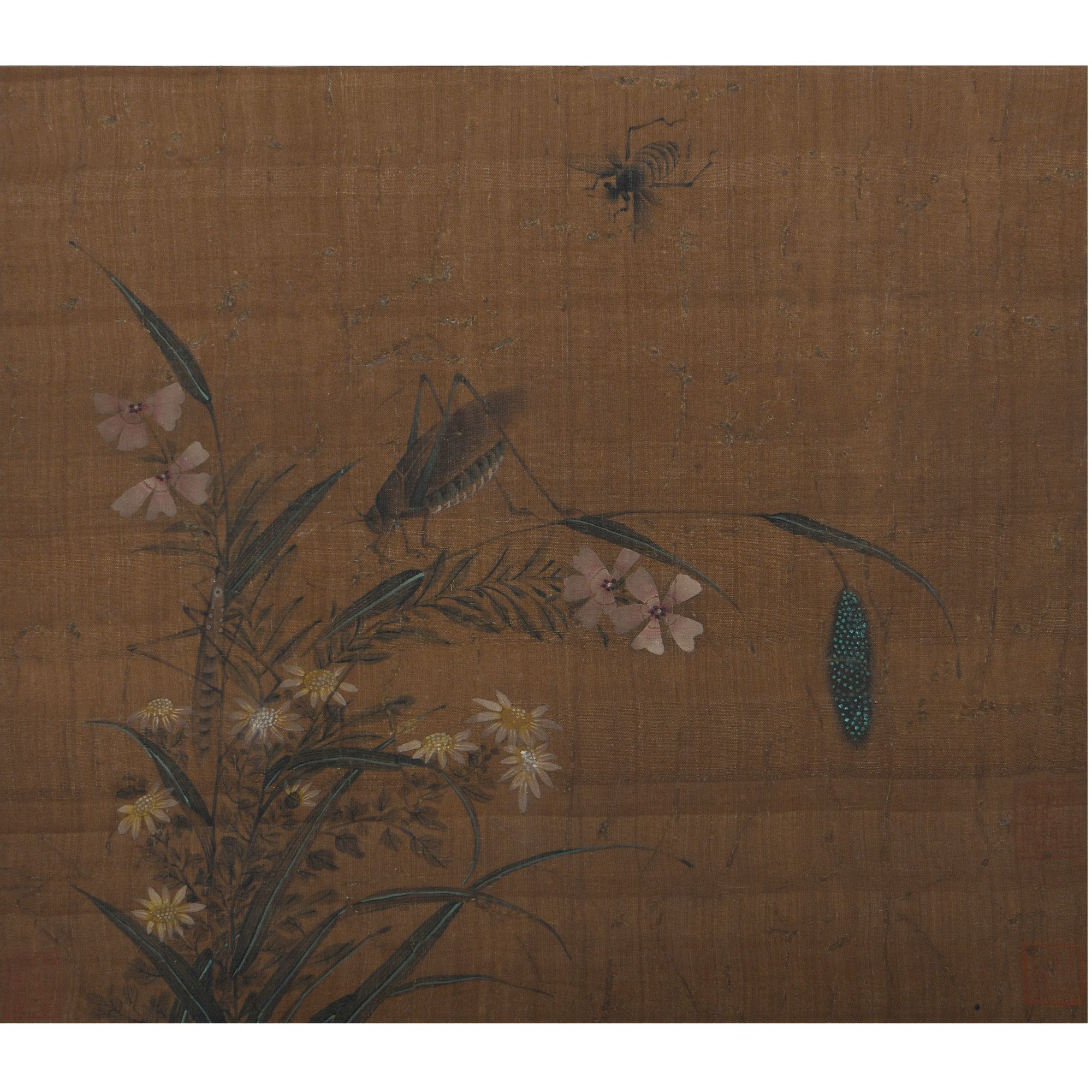 LOT.023佚名【知了】纸本镜片B0502-1386预展