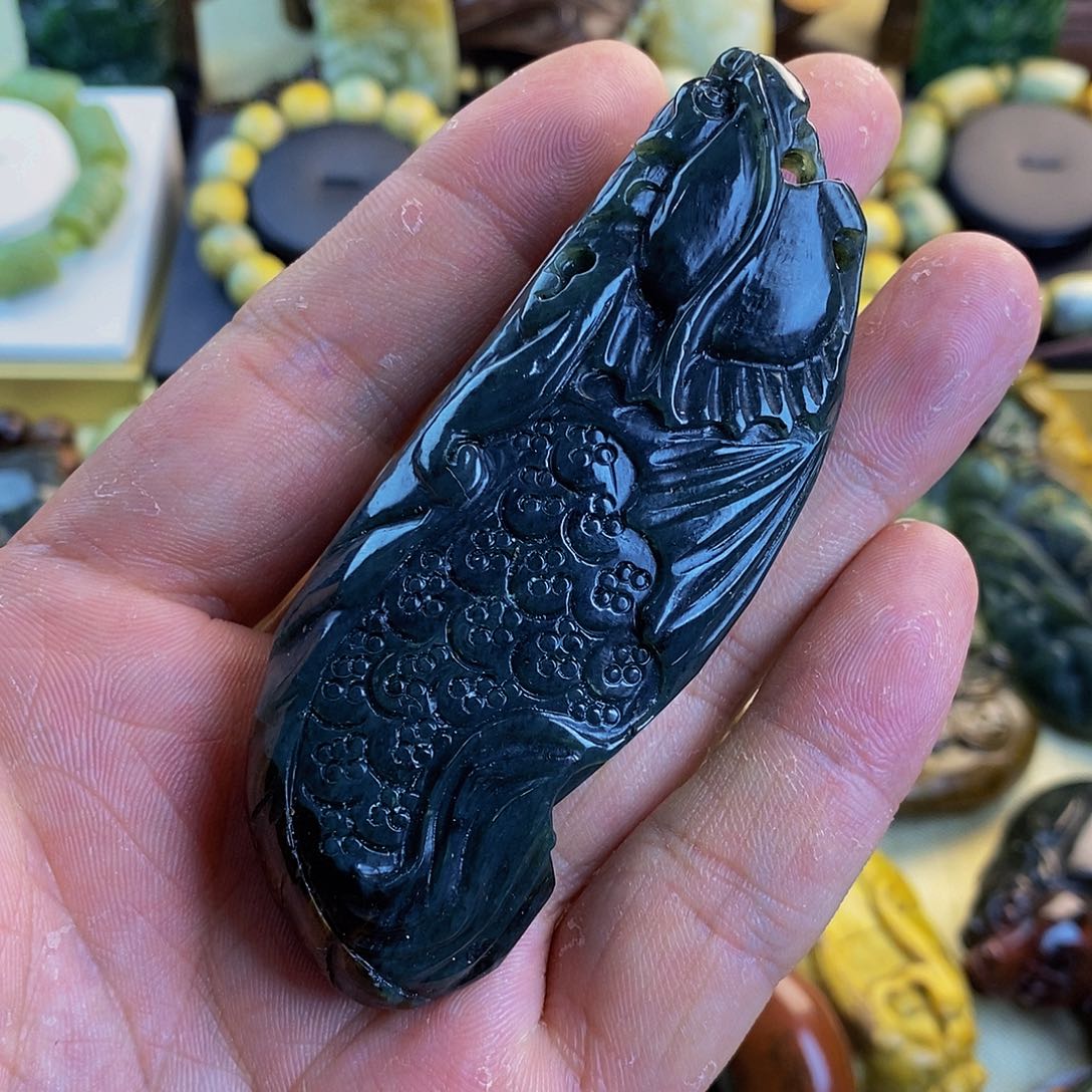 岫岩河磨玉（透闪石质玉）手把未镶嵌