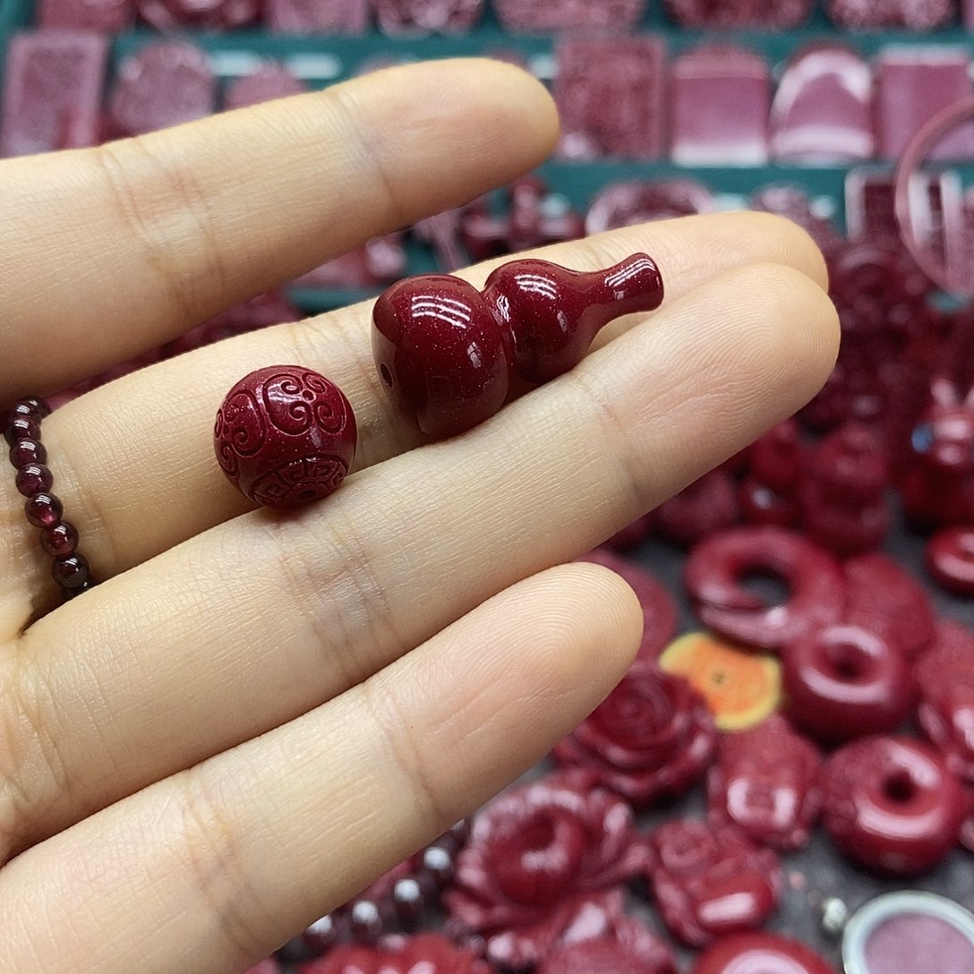 天然辰砂0000朱砂手链