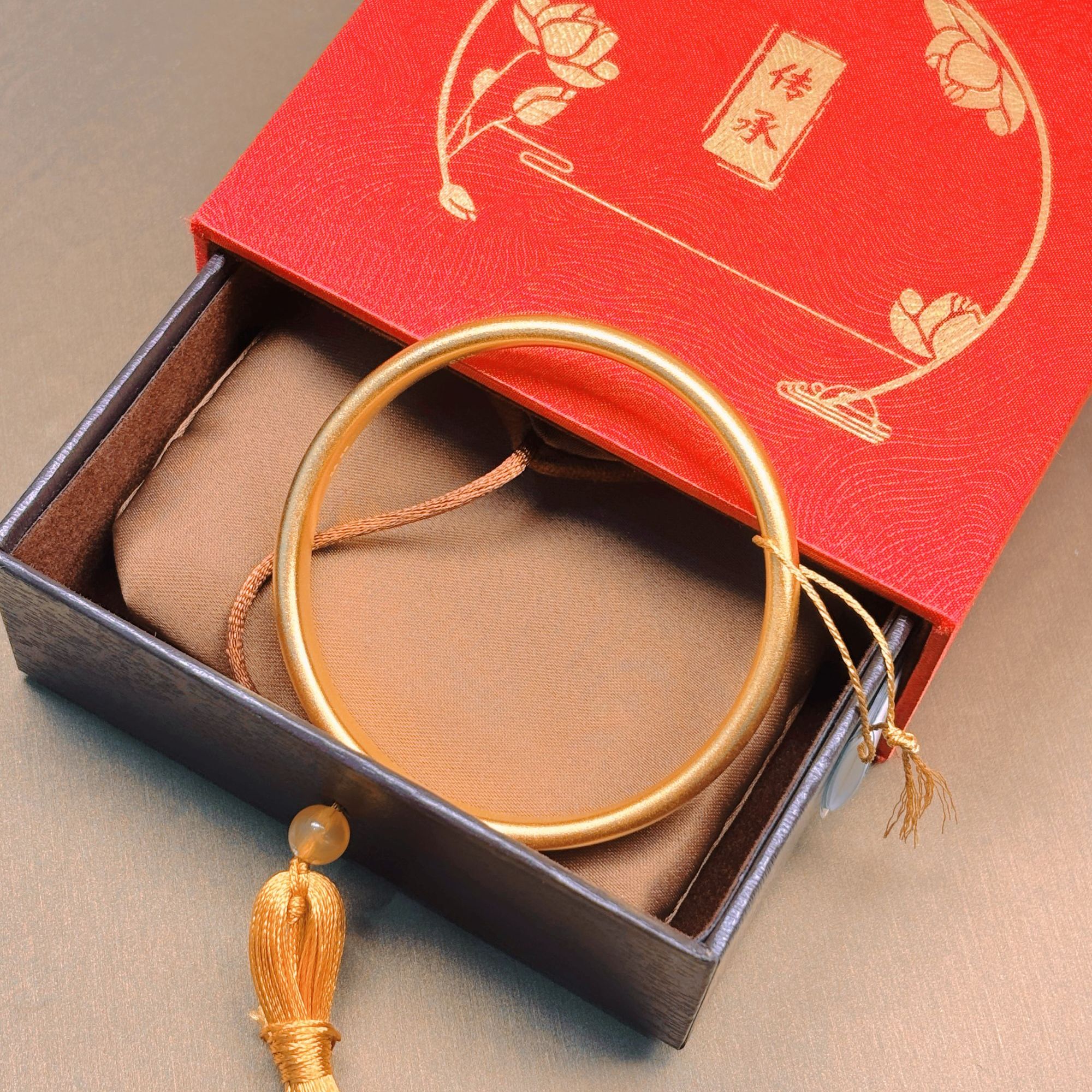 足银手镯 卡4素圈手镯