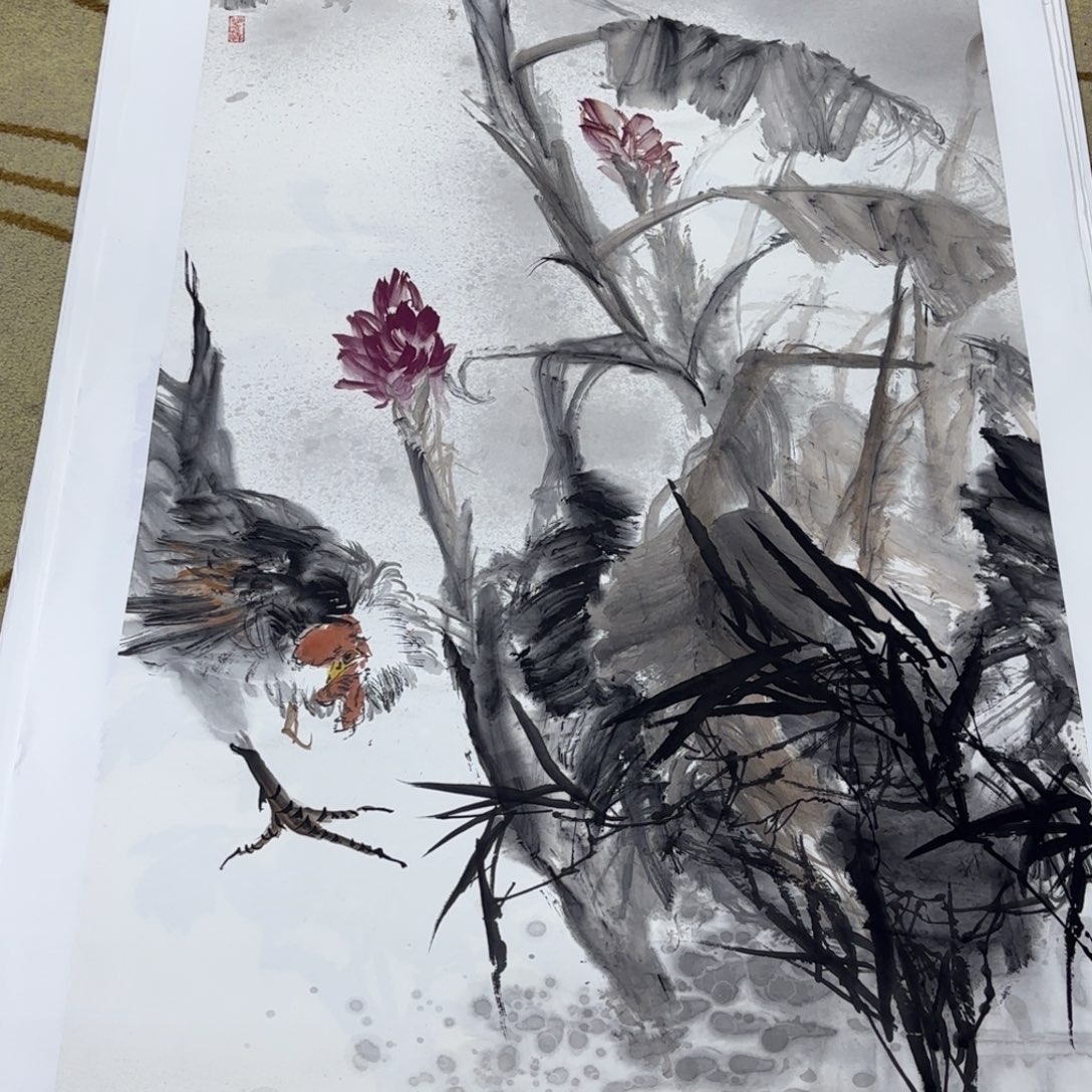 任***遥国画国画老师作品刘张彦逍