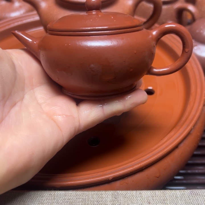紫砂茶壶宜兴原矿朱泥