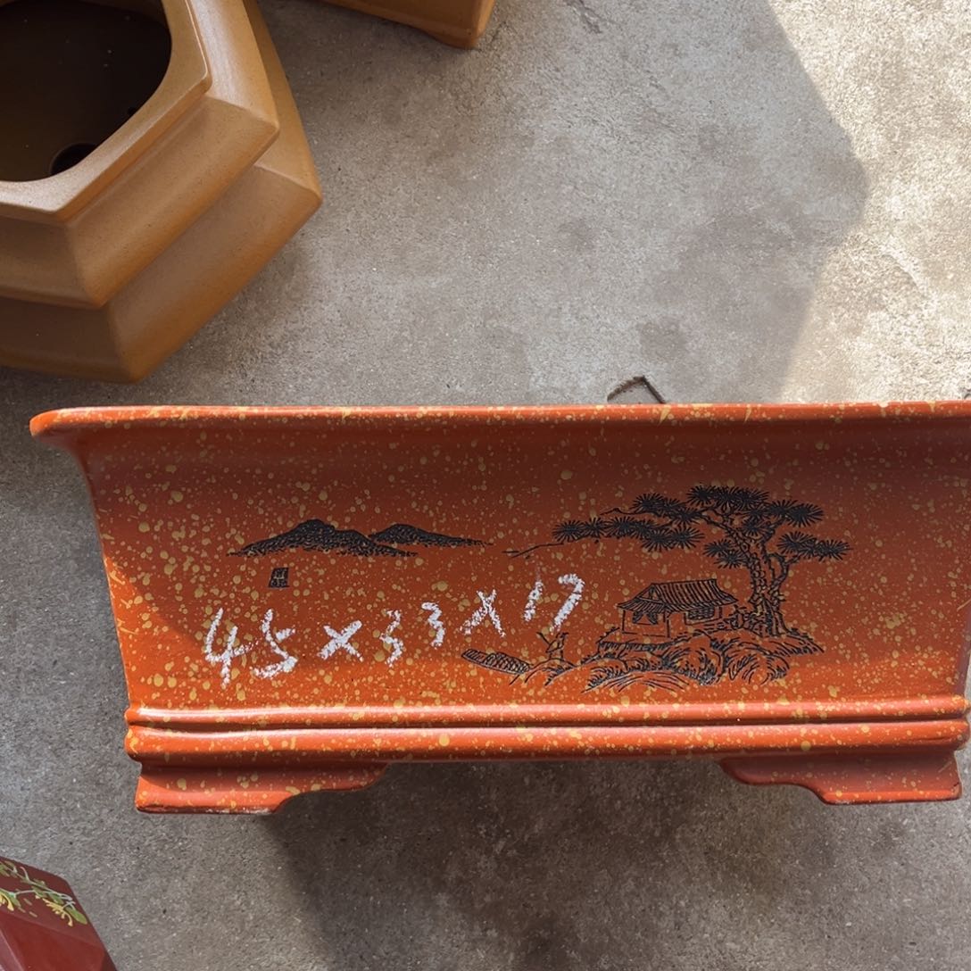 紫砂花盆盆景艺术