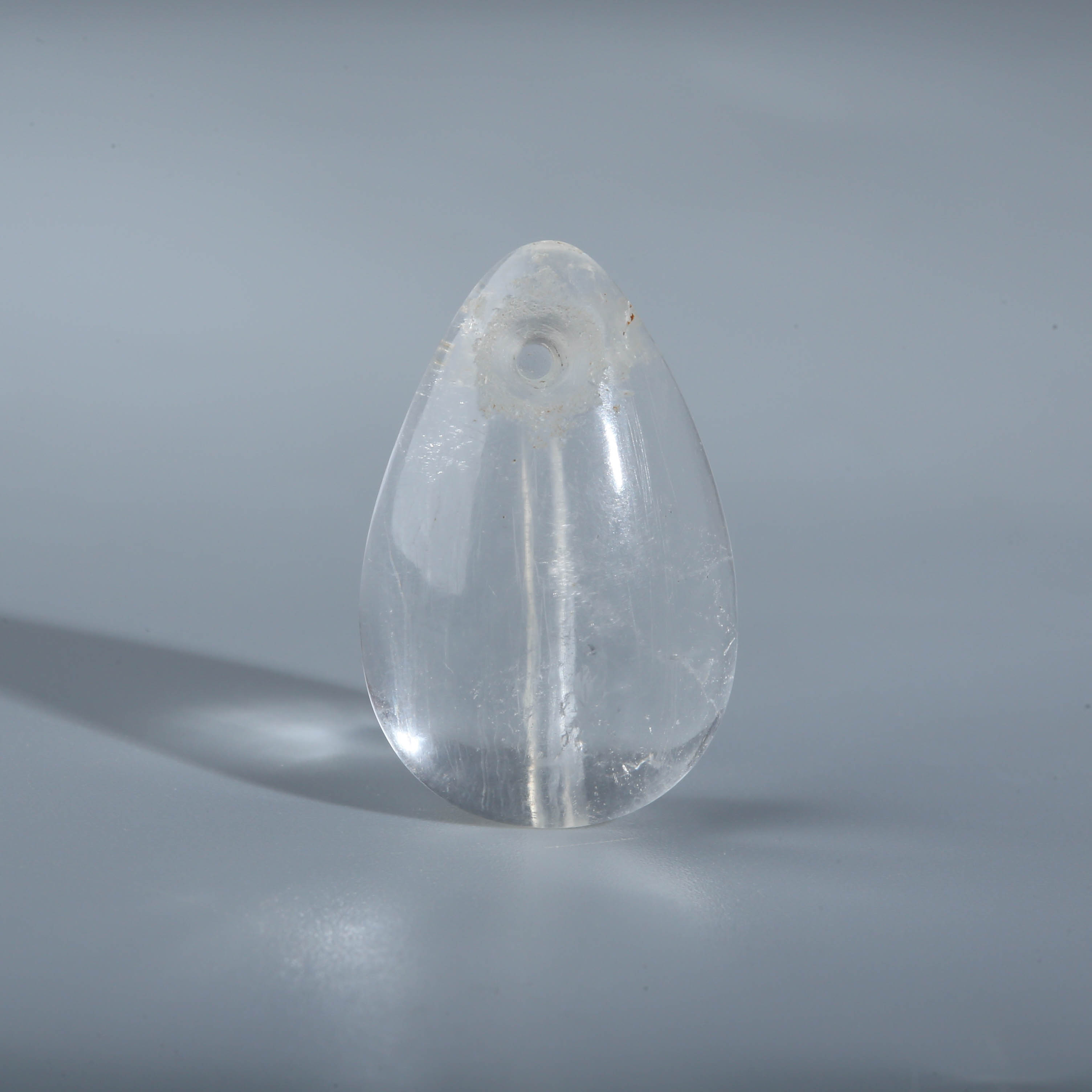 H06-100  东南亚海上丝绸之路水滴形水晶吊坠 23.2*15.1mm