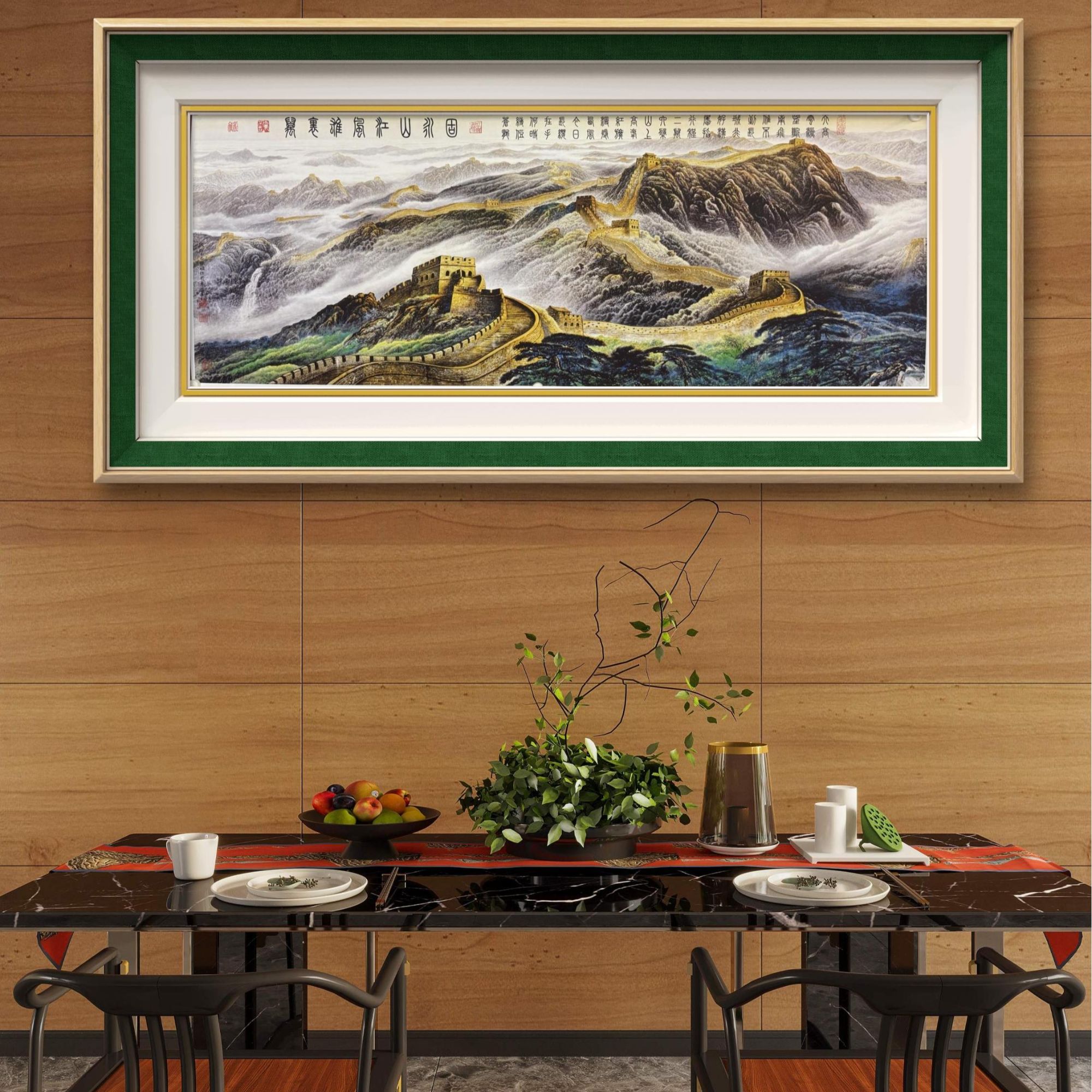  张福恒老师作品【万里雄风江山永固】