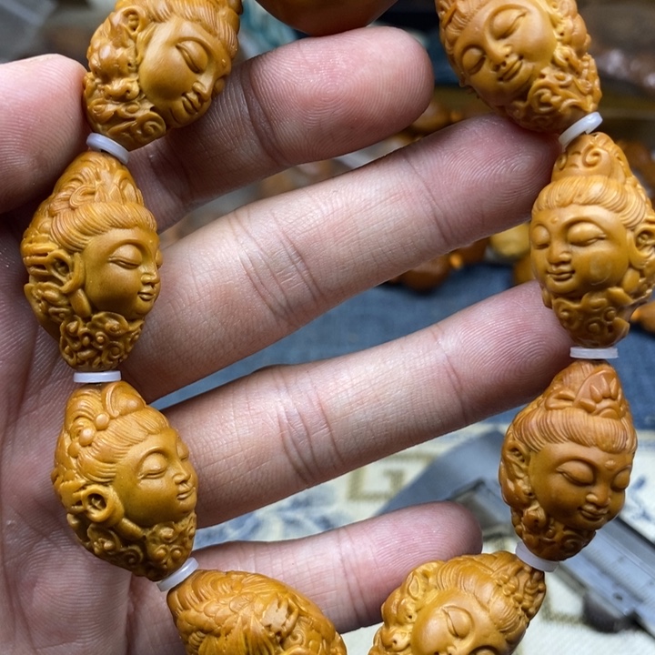 橄榄核手串/手链橄榄核雕工艺手串