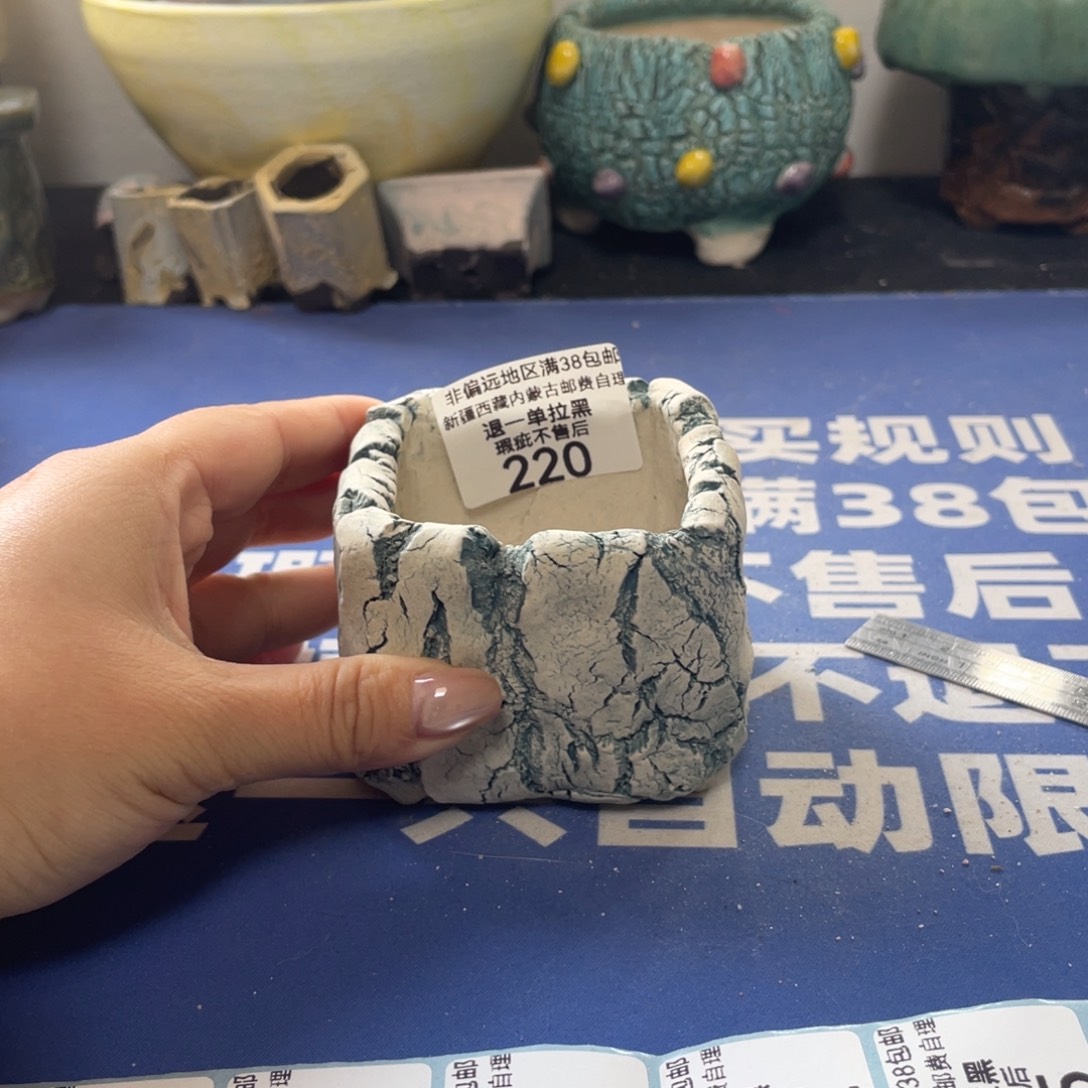 微瑕陶艺多肉花盆220