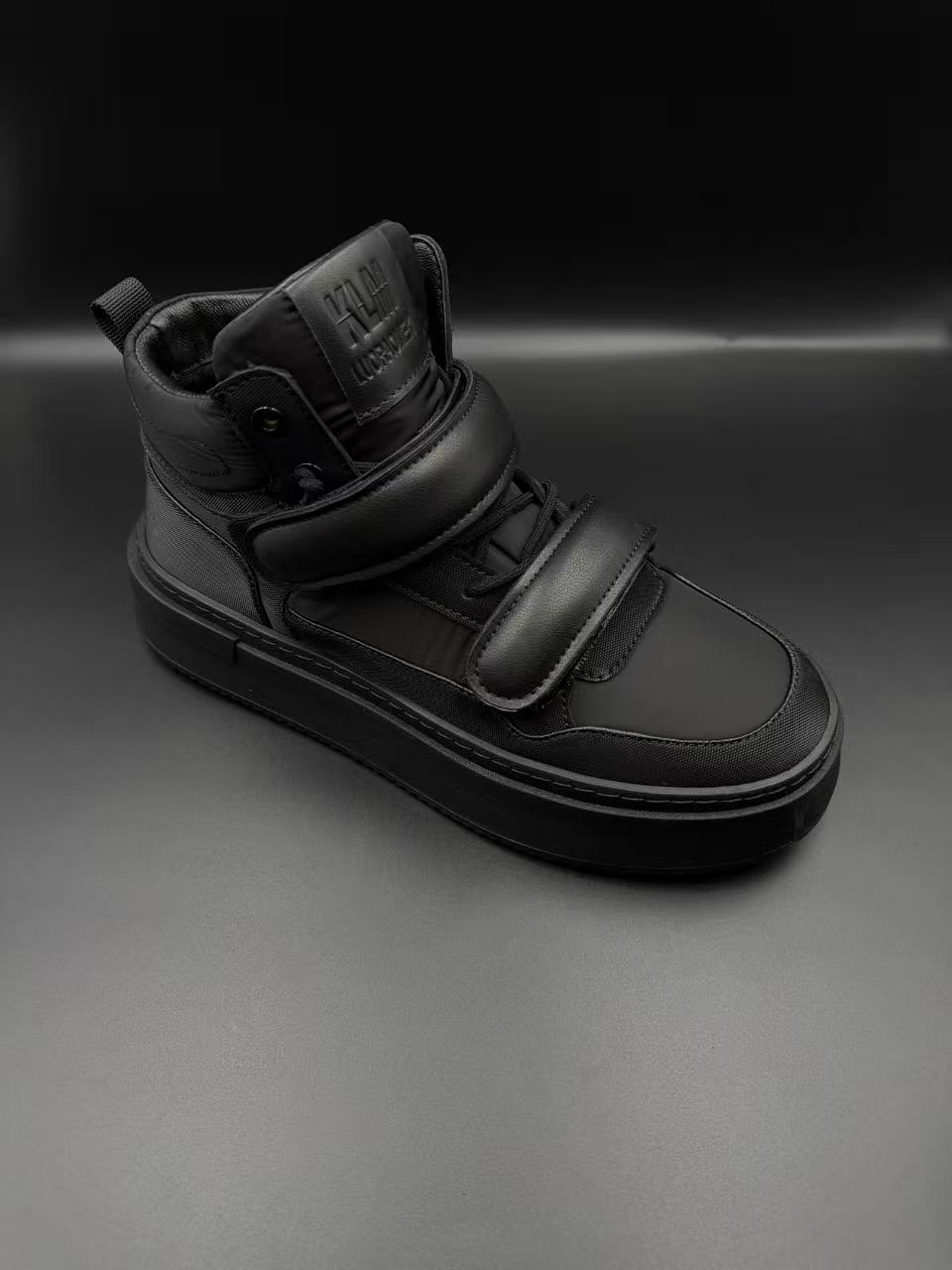 2025冬季新款棉鞋高帮休闲鞋男士厚底增高时尚休闲潮流男鞋加绒