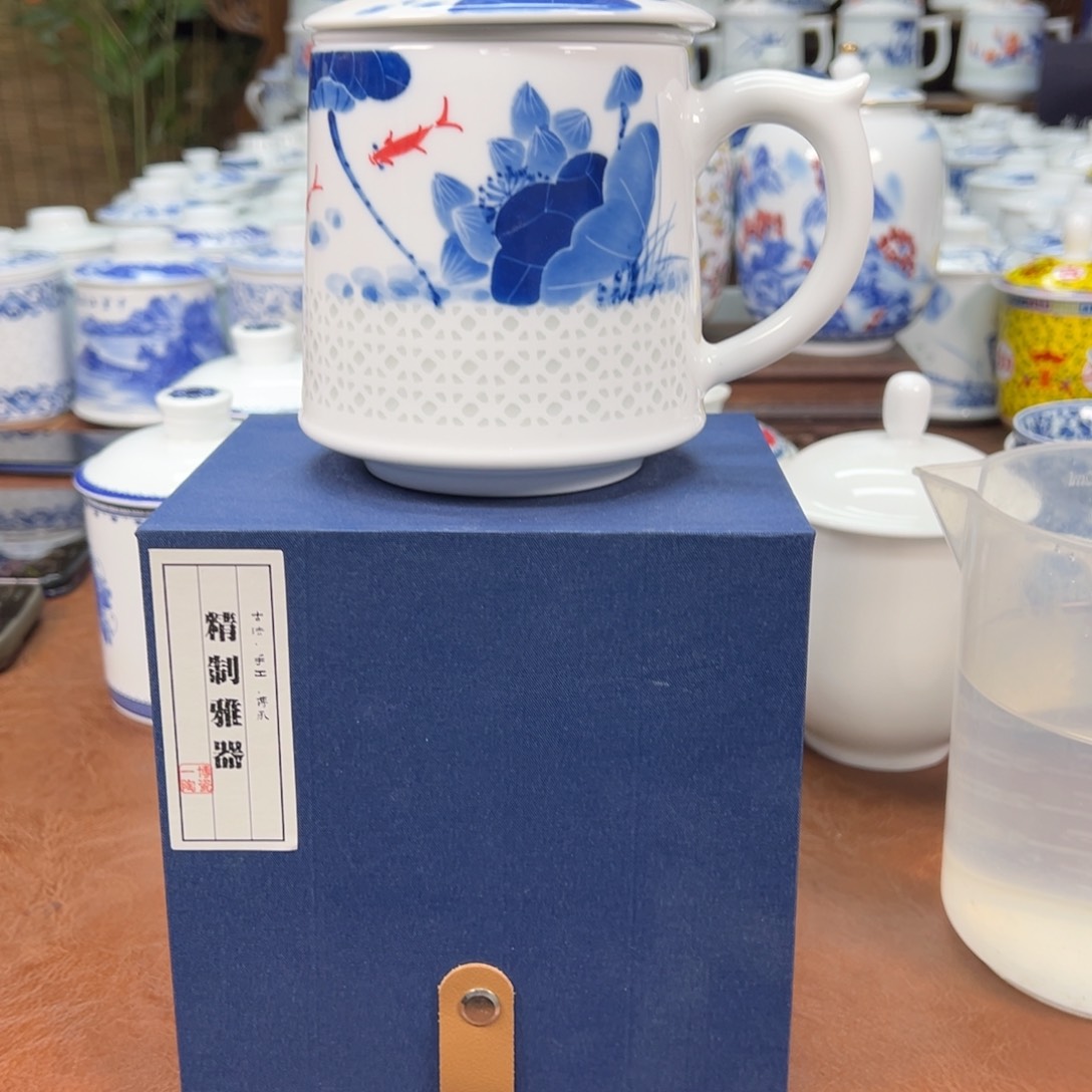 雨*鱼景德镇陶瓷高温陶瓷