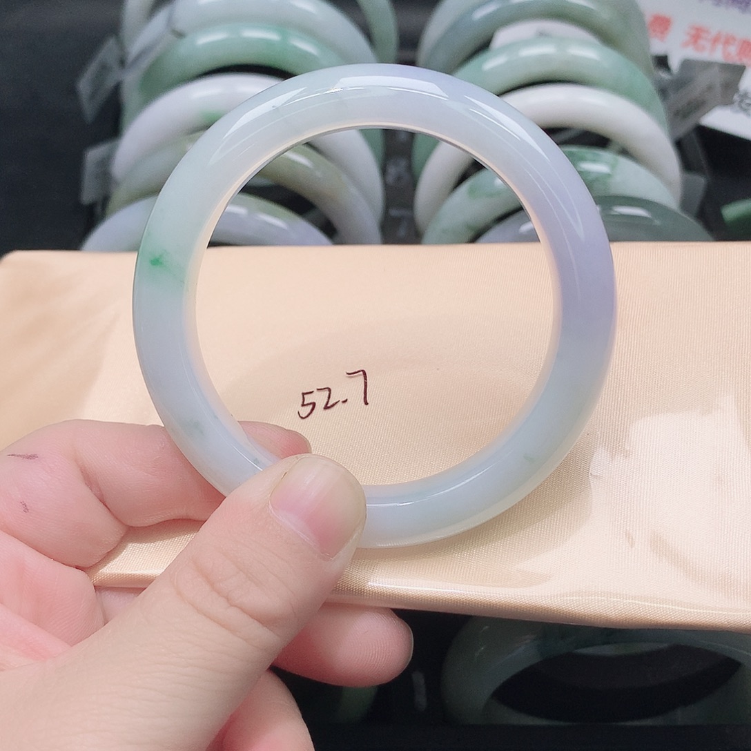 翡翠未镶嵌手镯y1