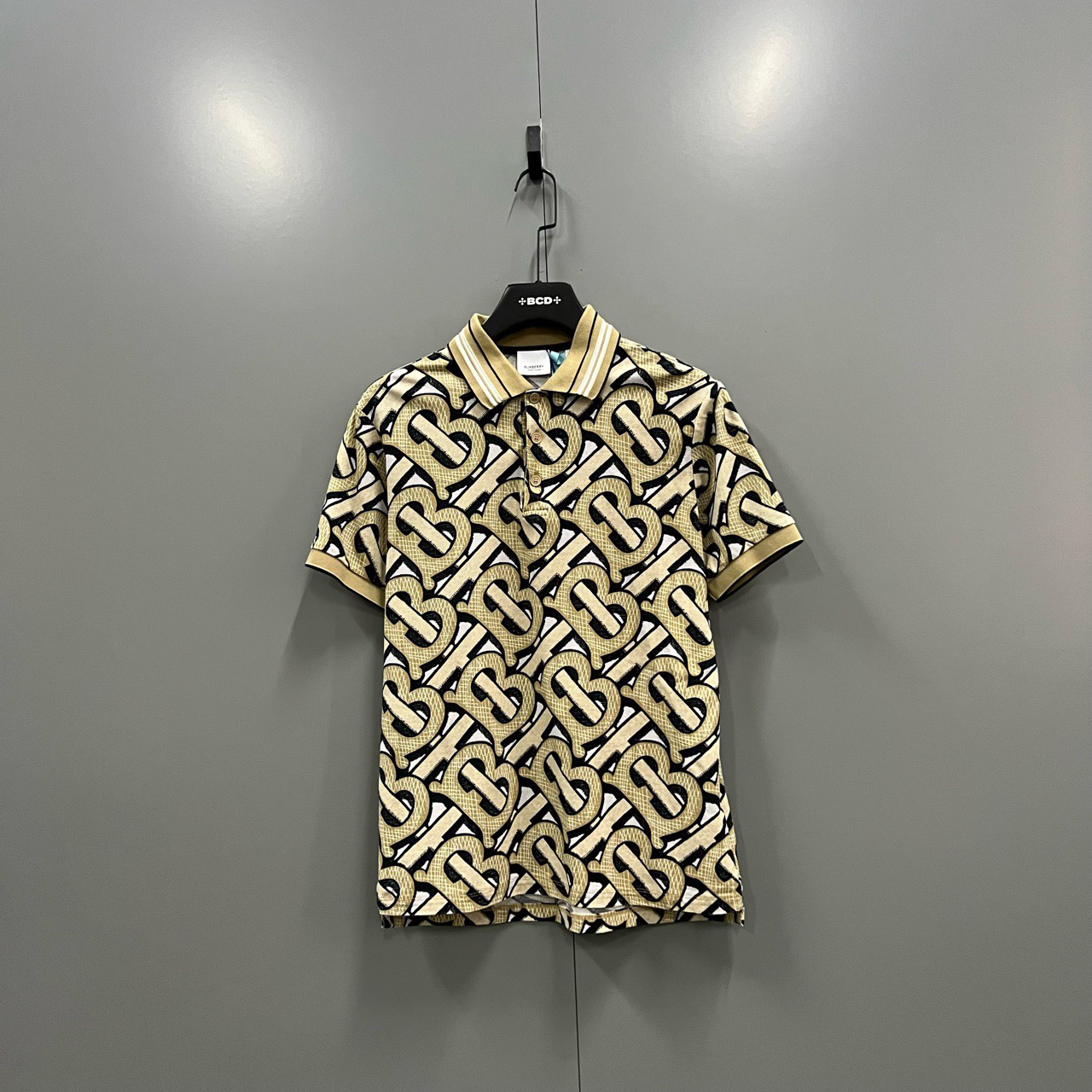 （bb）115 Burberry TB满印翻领polo衫 XXS码/98新/6400/207171
