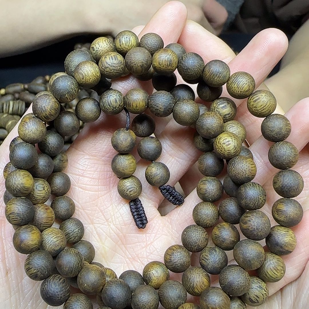 沉香沉香碎屑+0.8圆珠多圈25克加多样性发一